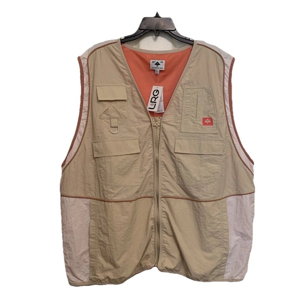 Lifted Research Group LRG Mens Size 3XL Vest Pockets Fishing Hunting NWT